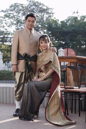 ชุดไทยเจ้าสาว ชุดไทยจักรพรรดิ์ เช่าที่แบมบี้ เวดดิ้ง ห้วยขวาง